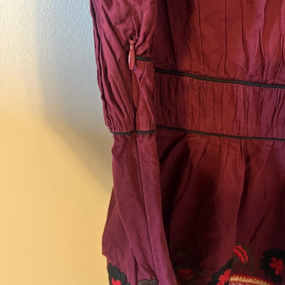 Rare Vintage Anthropologie Lithe Fishermen’s Bridge Peasant Blouse Size 2 - Picture 8 of 9